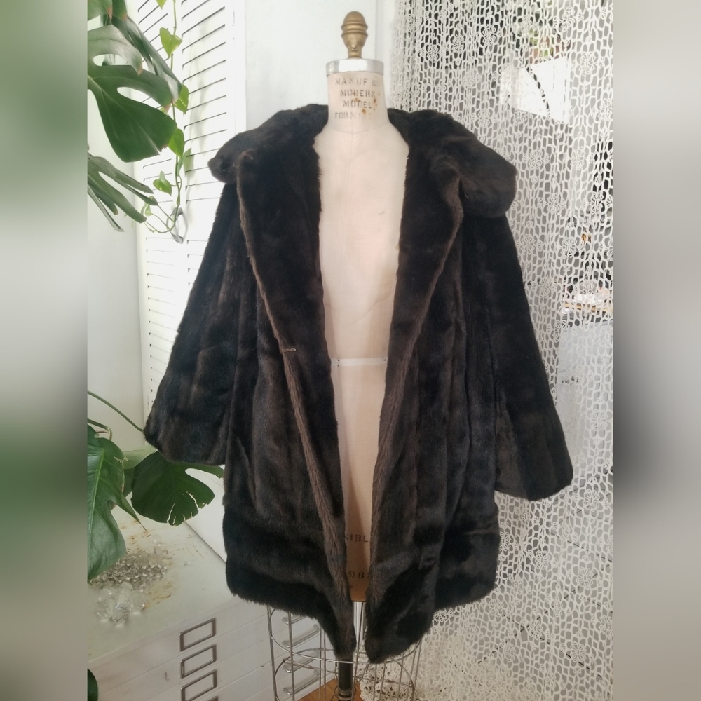 Vintage Faux Fur Coat